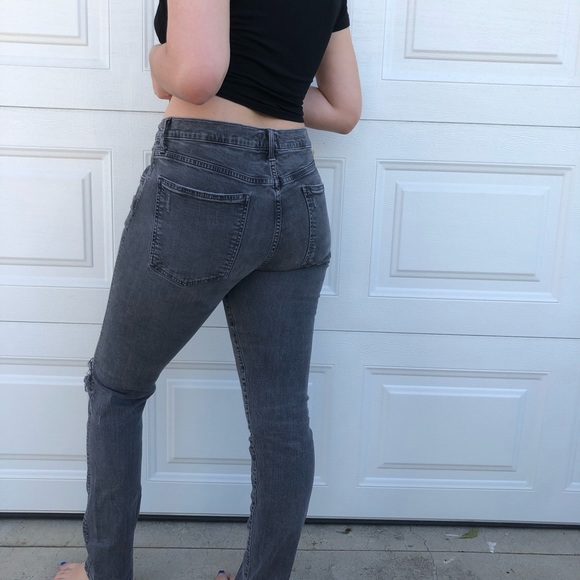 AGOLDE grey straight leg jeans - Picture 5 of 5